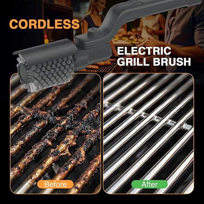 MrGrillmate - Electric BBQ Brush Cleaner