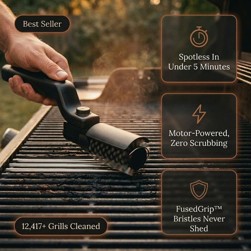 MrGrillmate - Electric BBQ Brush Cleaner