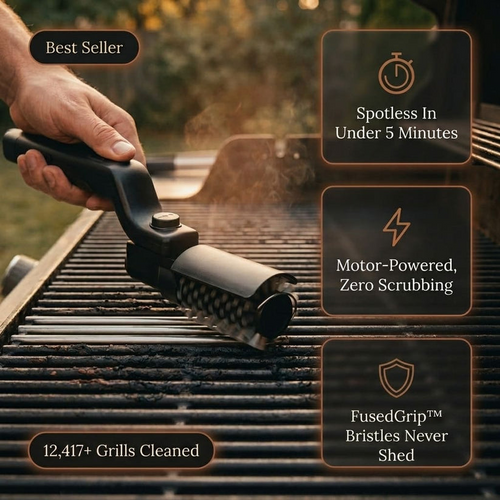 MrGrillmate - Electric BBQ Brush Cleaner