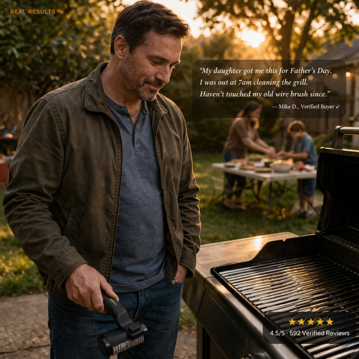 MrGrillmate - Electric BBQ Brush Cleaner